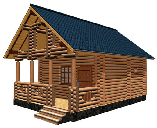 Проект деревянного дома A11, Площадь 82,5 м2