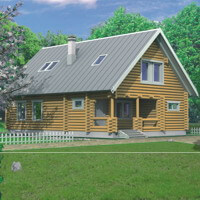 Проект деревянного дома A30, Площадь 120.8 м2