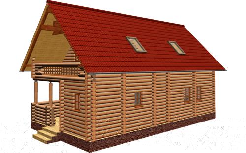 Проект деревянного дома A21, Площадь 115,5 м2